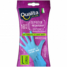 Перчатки QUALITA L, 10шт