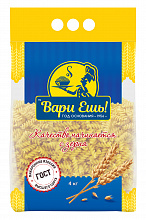Макаронные изделия ВАРИ ЕШЬ! спирали, 4кг