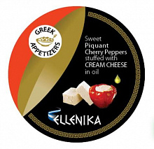 Черри-перчики фаршированные ELLENIKA со сливочным сыром в масле, 250г