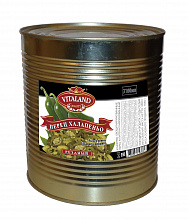 Перец халапеньо VITALAND резаный, 3л