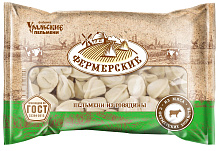 Пельмени ФАБРИКА УРАЛЬСКИЕ ПЕЛЬМЕНИ фермерские из говядины гост, 700г