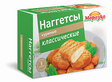 Наггетсы МОРОЗКО куриные, 300г