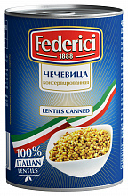 Чечевица консервированная FEDERICI, 425мл